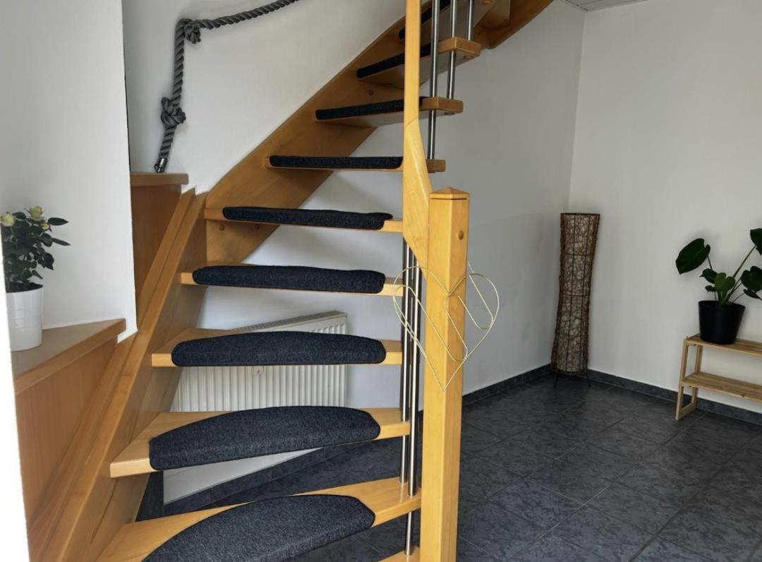 Modernes Ferienhaus Sauerblick Langsur Esterno foto