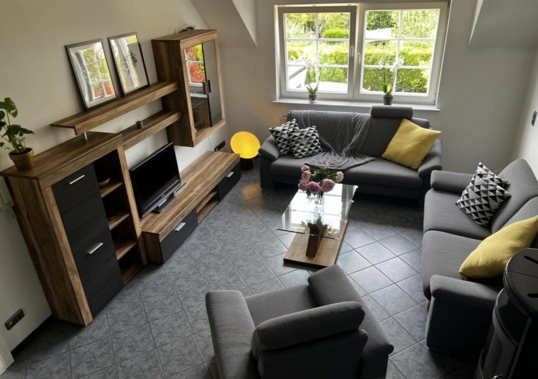 Modernes Ferienhaus Sauerblick Langsur Esterno foto